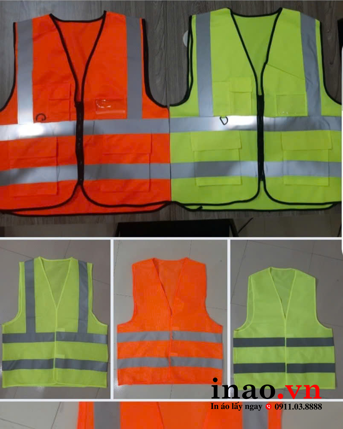 Áo lưới phản quang Áo lưới phản quang