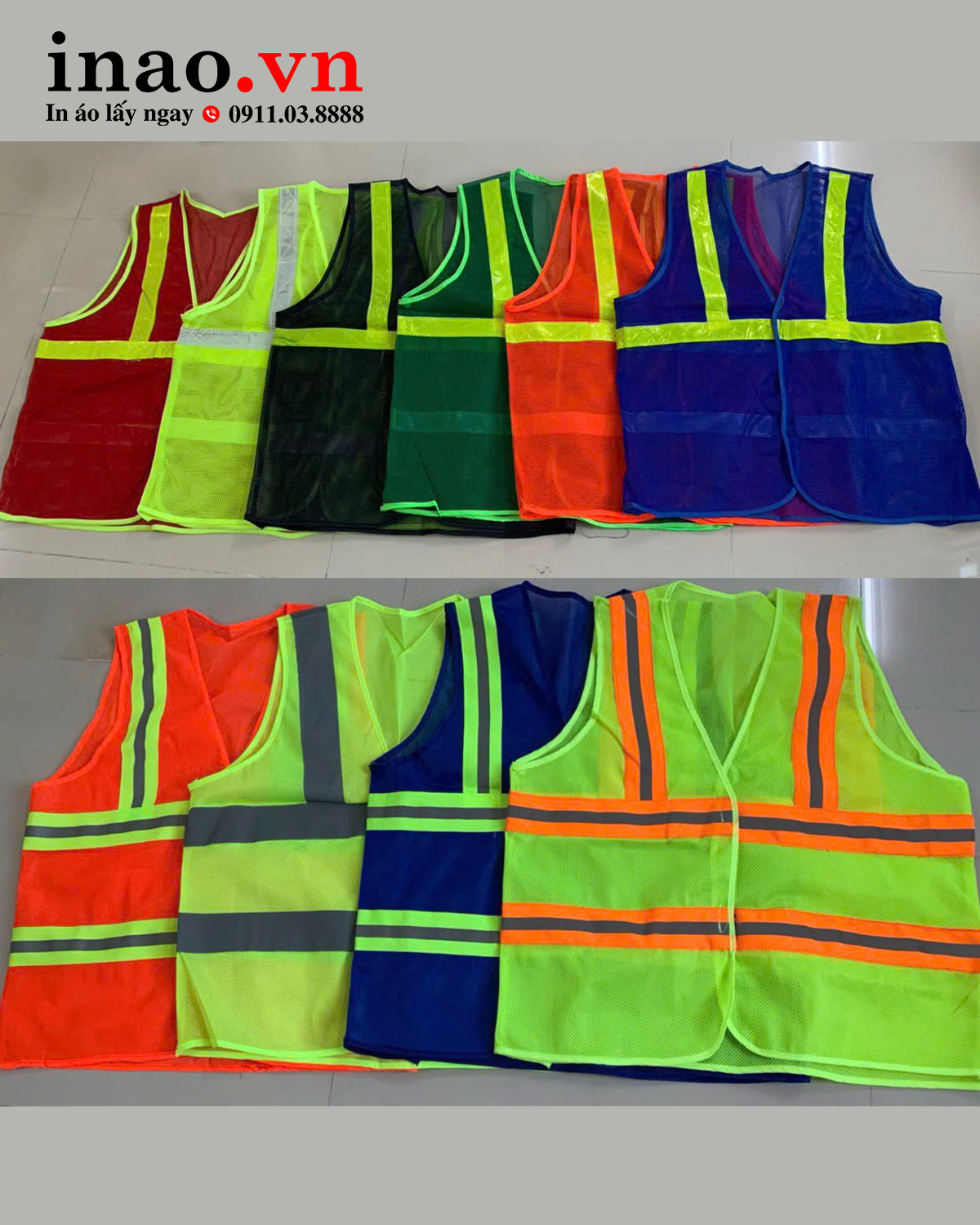 Áo lưới phản quang Áo lưới phản quang