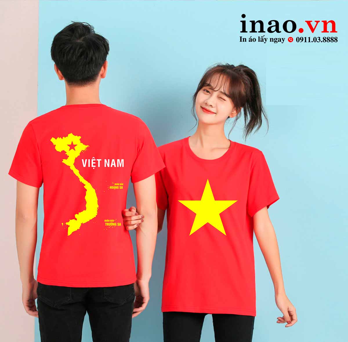 Áo thun cờ đỏ sao vàng