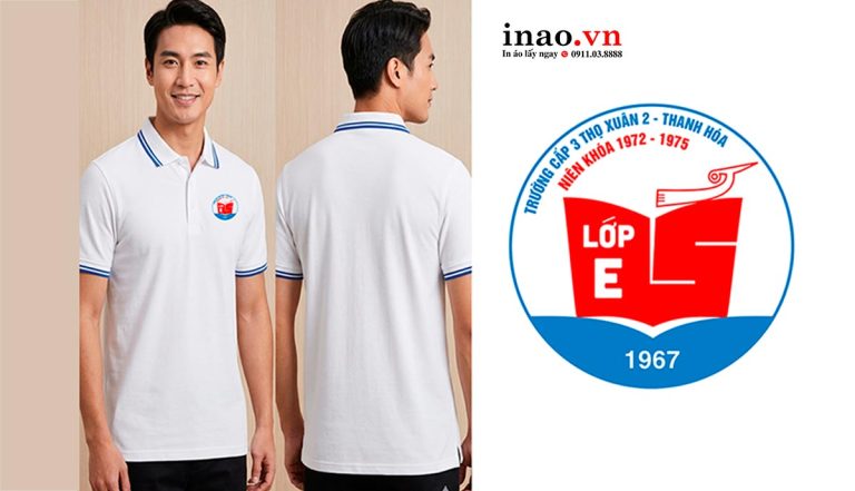 In áo Lớp E Trường Cấp 3 Thọ Xuân 2 – Thanh Hóa niên khóa 1972-1975